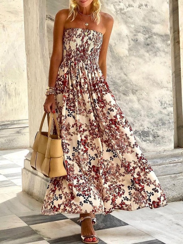 Strapless Vacation Dress